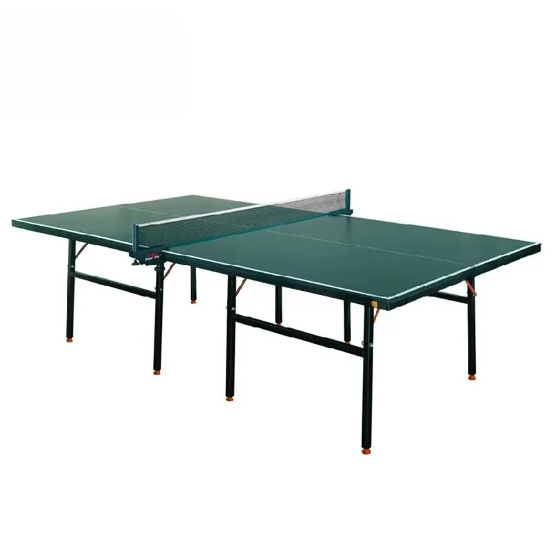 Double Fish 501 Table Tennis Table With Green Surface Single Folding Indoor 15mm HDF Ping Pong Table