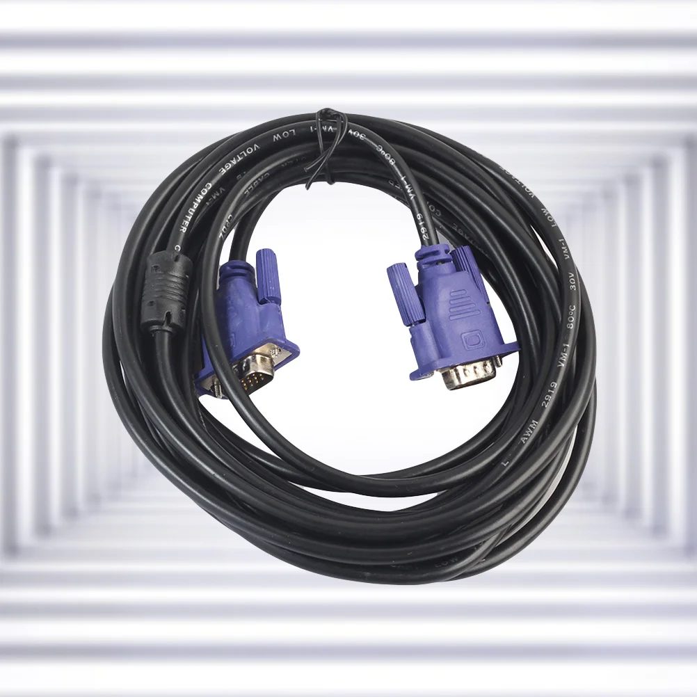 5 Meter Man Op Man Hd Video Monitor Uitbreiding Voor Pc Hdtv Projector 1080 P Uxga Wuxga Koperen Kern ferrietkern Afscherming Vga