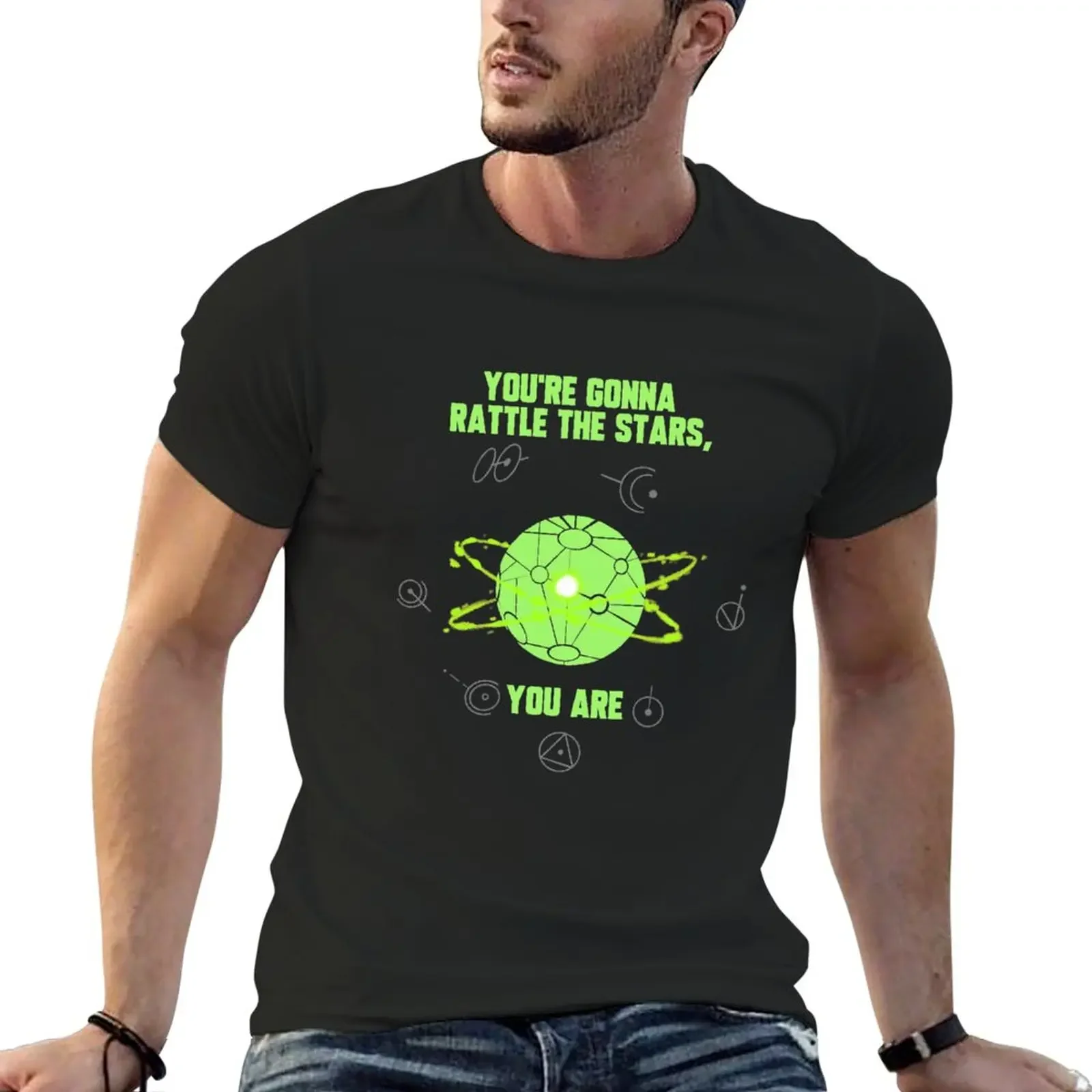 

Treasure Planet, you're gonna rattle the stars T-Shirt graphics oversizeds plain black t shirts men