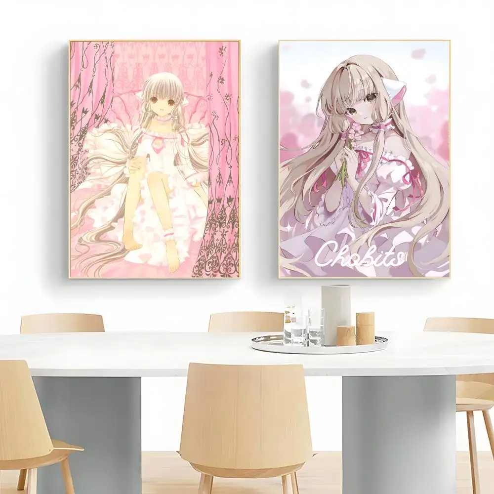 Gentle Anime C-Chobits Poster Wall Art Print Decorative Mural Home Decor Gift Unframed