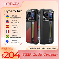 HOTWAV Hyper 7 Pro Smartphones 5G 200MP Android14 6.6 '' FHD+120Hz Rugged Smartphones 36GB 256GB 10800mAh 33W Waterproof Celular