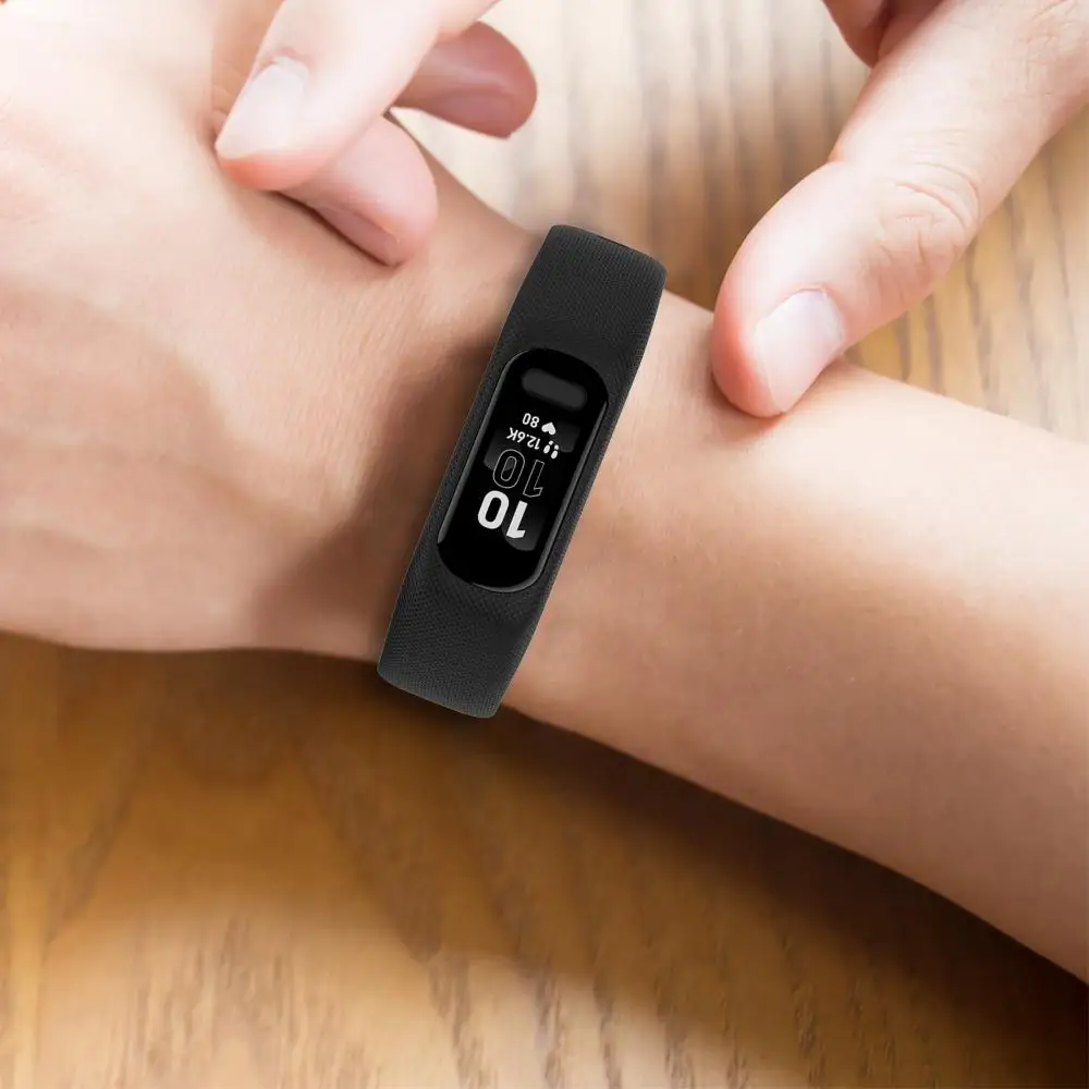 حزام للغارمين Garmin vivosmart 5 سيليكون حزام الذكية الرياضة سوار استبدال معصمه ل Garmin Garmin vivosmart 5