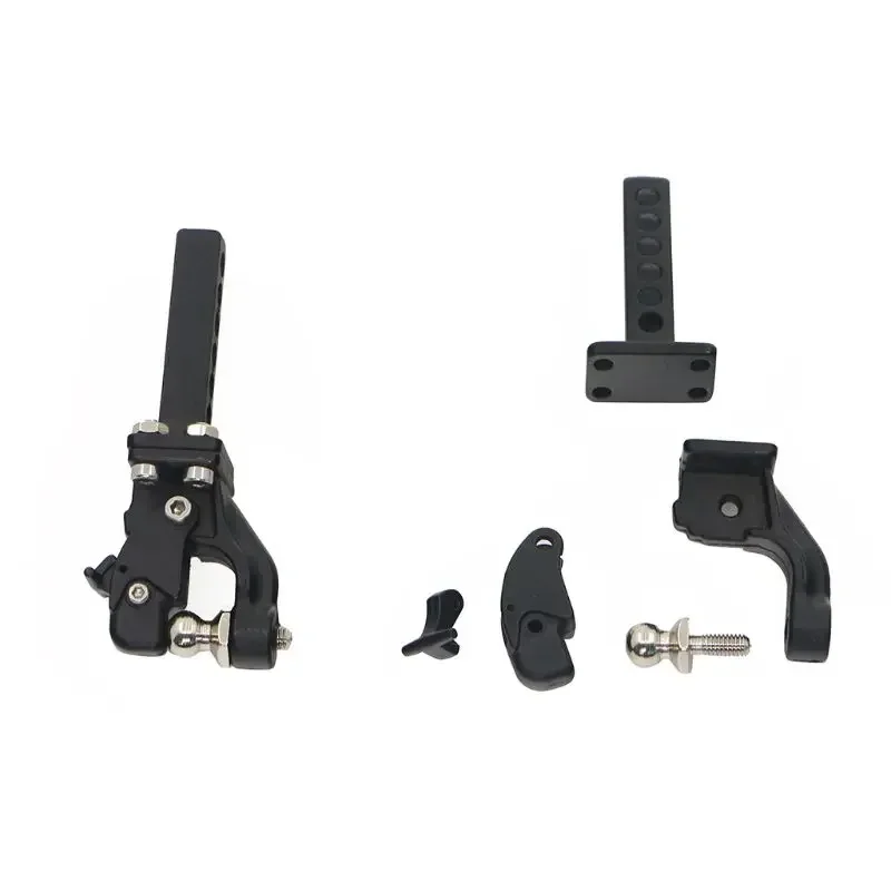 Receptor de enganche de caída de gancho de remolque de Metal para coche trepador de control remoto TRX4 Axial SCX10 1/10 90046