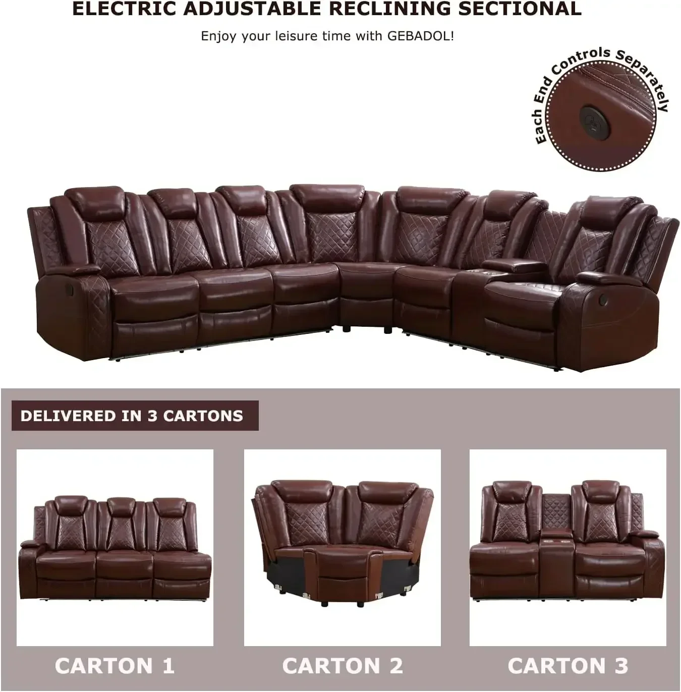 S0c0490d817494d1fbaeab6e89b53f8c3h Power Reclining Sectional Sofa with USB Chargers and Storage Console