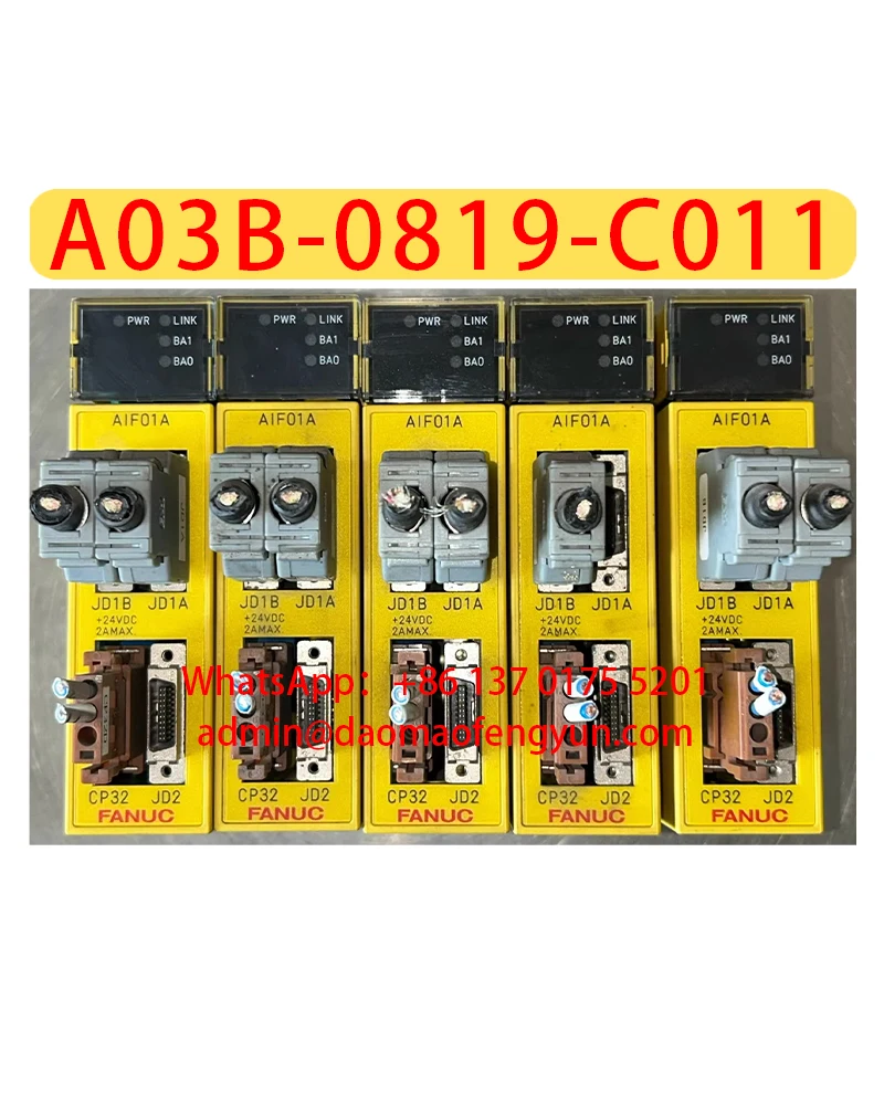 

A03B-0819-C011 Used I/O Modules Tested for Normal Shipping，Fast shipping，The shipment will be arranged after passing the test