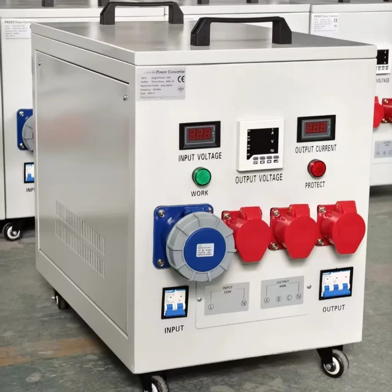 Household Industry Single-phase To Three-phase Voltage Power Converter 380V Three Phase Output Variable Frequency Inverter 5.5KW