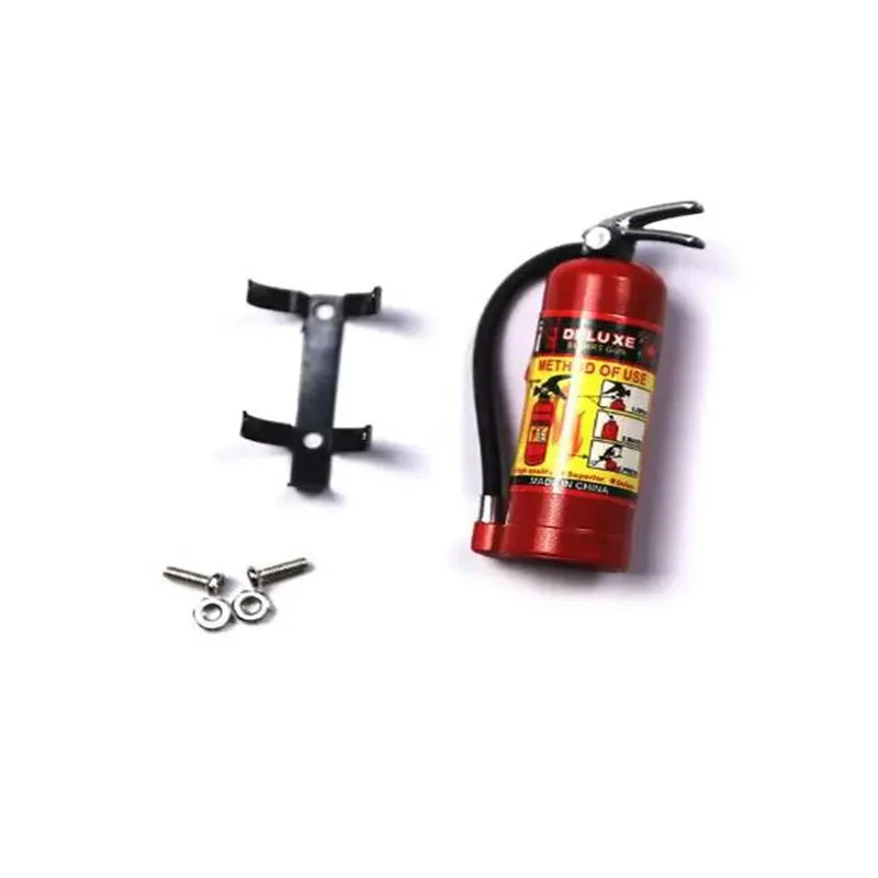 Piezas modelo de extintor de incendios para Axial Scx10 Trx4 modelo de extintor de incendios piezas de control remoto juguetes para niños 1/10 accesorio de oruga de control remoto