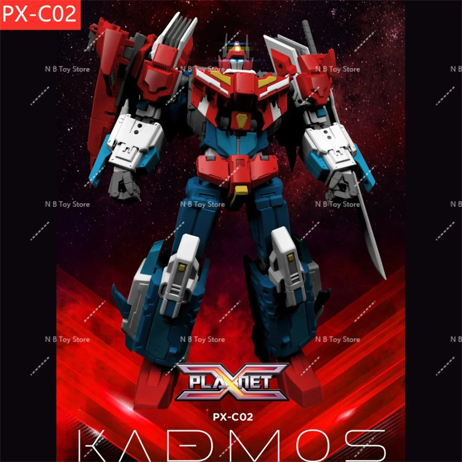 Transformed Toys Planet X PX-C02, PXC02, IDW, Kadmos, Star Knowledge Actionfiguren, Boxen, Stock