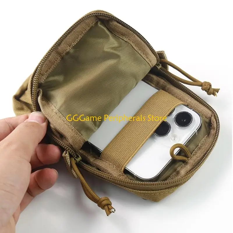 حقيبة هاتف على الكتف مقاومة للماء U55B مع تصميم جيوب متعددة للتنزه سيرًا على الأقدام