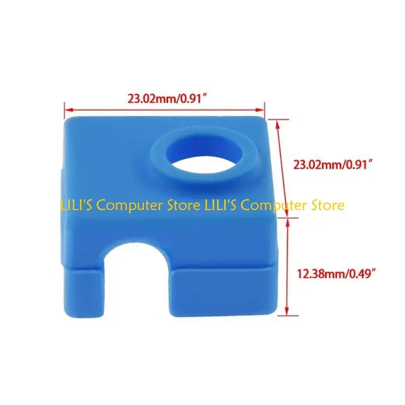 A52b للطابعة ثلاثية الأبعاد ender 3 عالية درجة الحرارة مقاومة الألومنيوم كم من الأكمام السيليكون #6