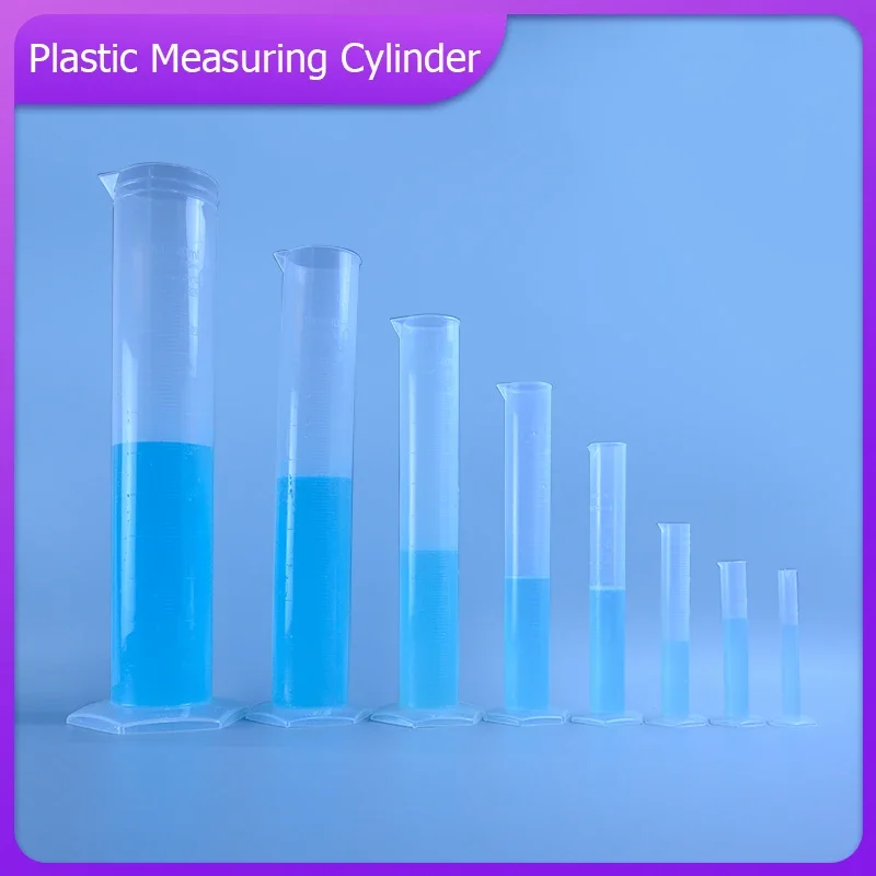 1pcs Plastic Measuring Cylinder Graduated Cylinders for Lab Supplies Laboratory Tools School Lab Accessories 5~2000ml