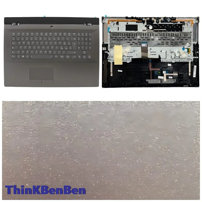 

IT Italian Black Keyboard Upper Case Palmrest Shell Cover For Lenovo Legion Y740 17 17ICHg 17IRH g Y9000K 2019 5CB0S16466