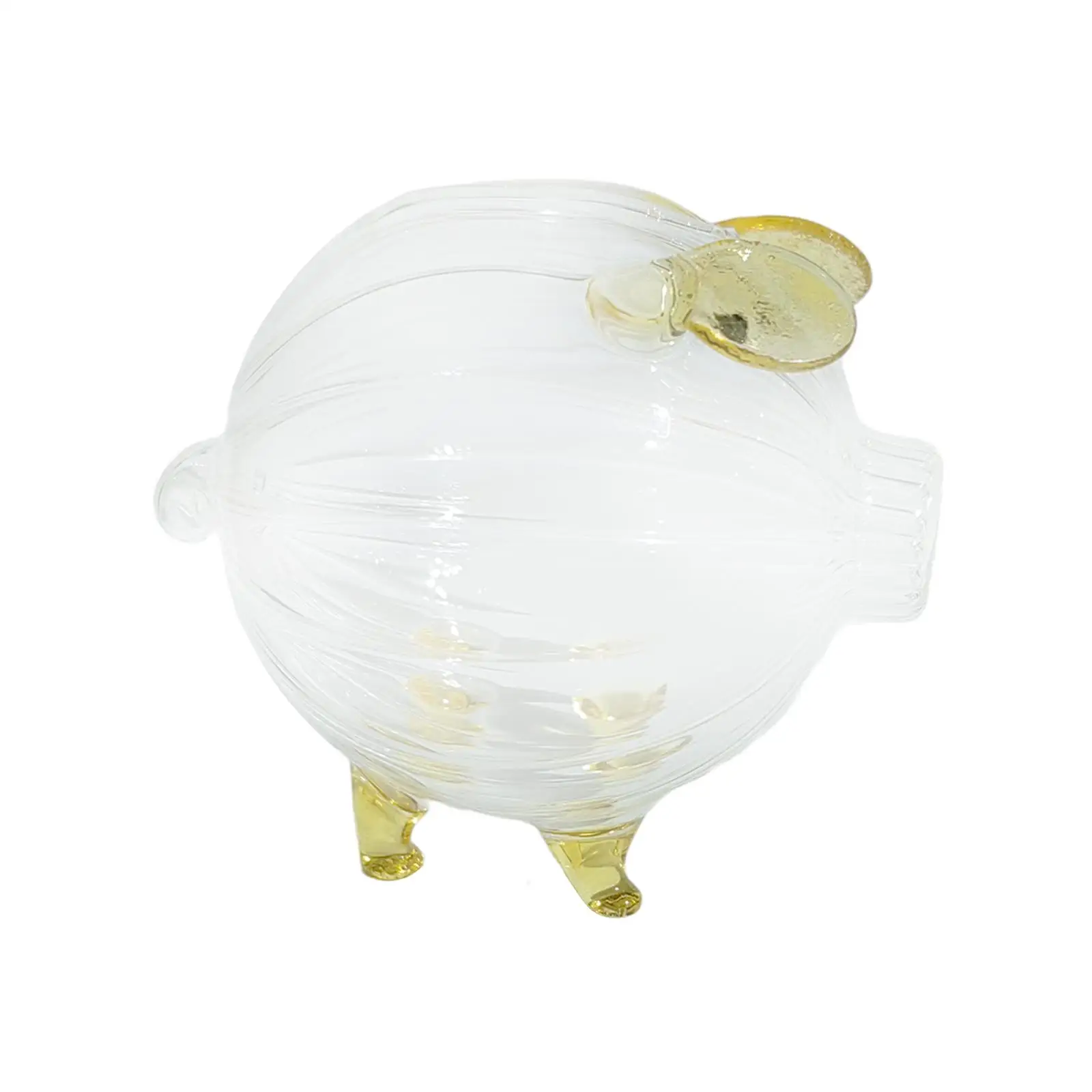 Glass Piggy Bank Novelty Tiny Bottles Coin Saving Jar Collector for Boyfriends Birthday Gift