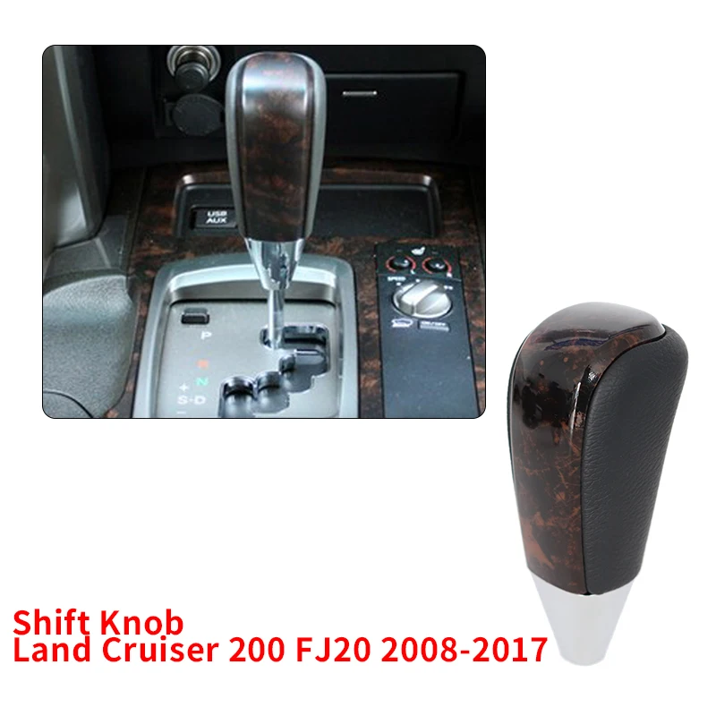 Car Gear Shift Knob for Land Cruiser 200 FJ20 2008-2017 Automatic Gear