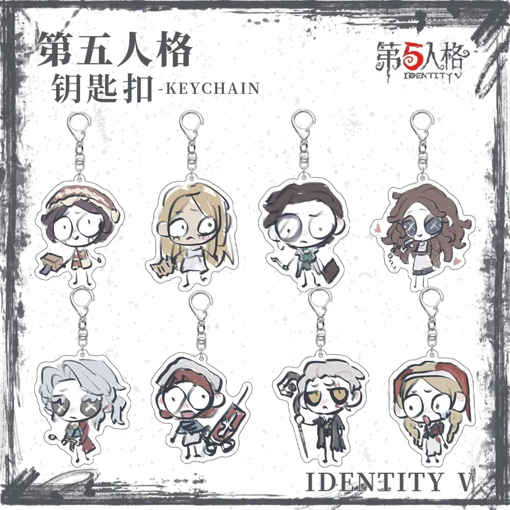 Game Identity V Acrylic Keychain Character Frederick Kreiburg Ithaqua Alva Lorenz Role Playing Pendant Anime Enthusiast Gifts