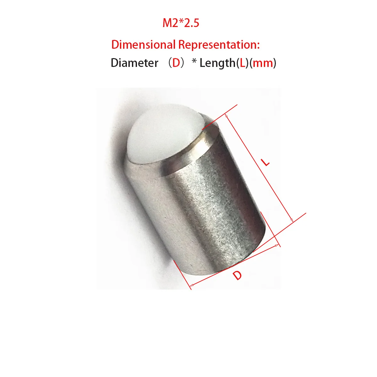 

304 Stainless Steel Positioning Ball Press In Ball Head/Clamping Spring Ball Head Plunger