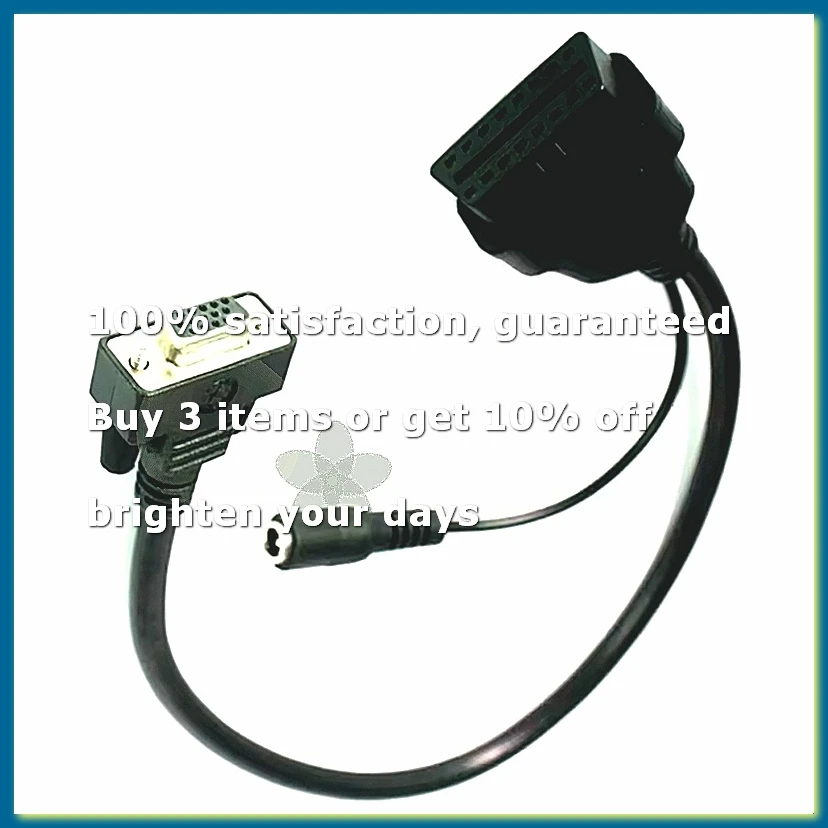 OBD2 15PIN to 16pin for Launch X431 OBD Cable Adapter Conversion Auto Diag Main Cable Car Tools 15 PIN 16-Pin