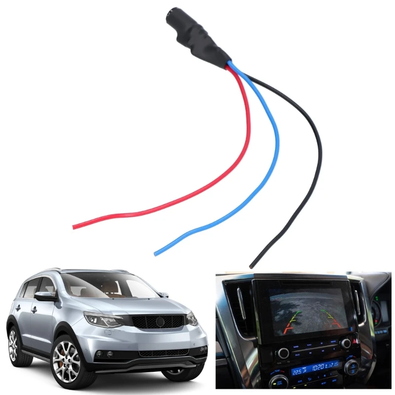 Car Camera Noise Reduction Cord Reversing Images Filter Cable for Improved Parking Safety Distortion Visuals