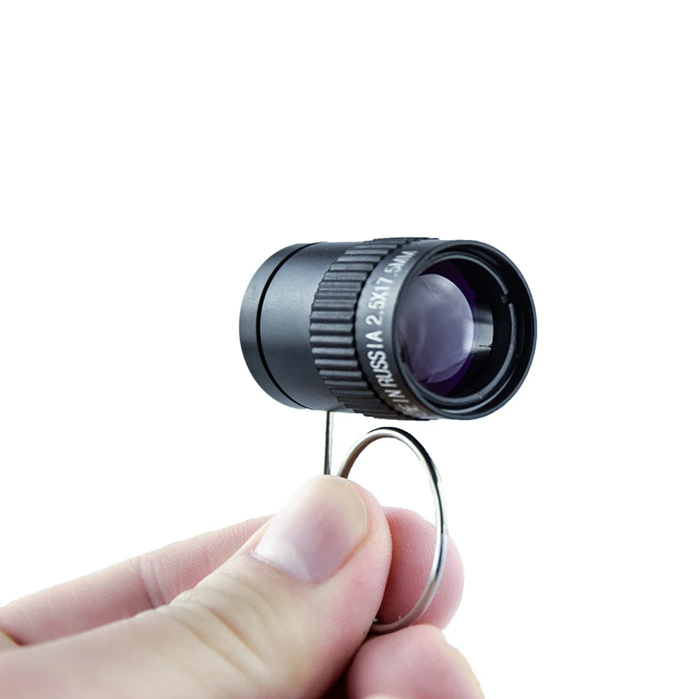 

2 .5x17.5mm Telescopes Ultra-micro Portable Handheld Miniature Black Child