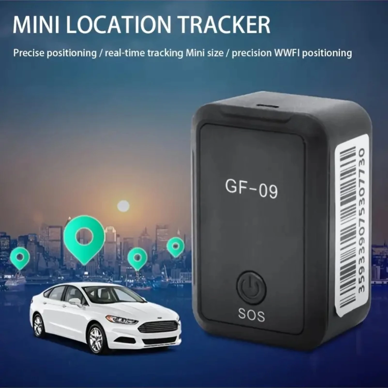 GF09 Locator Auto Anti-Diebstahl-Gerät Auto Locator Ältere Kinder Tracker GPS Positionierung Tracker