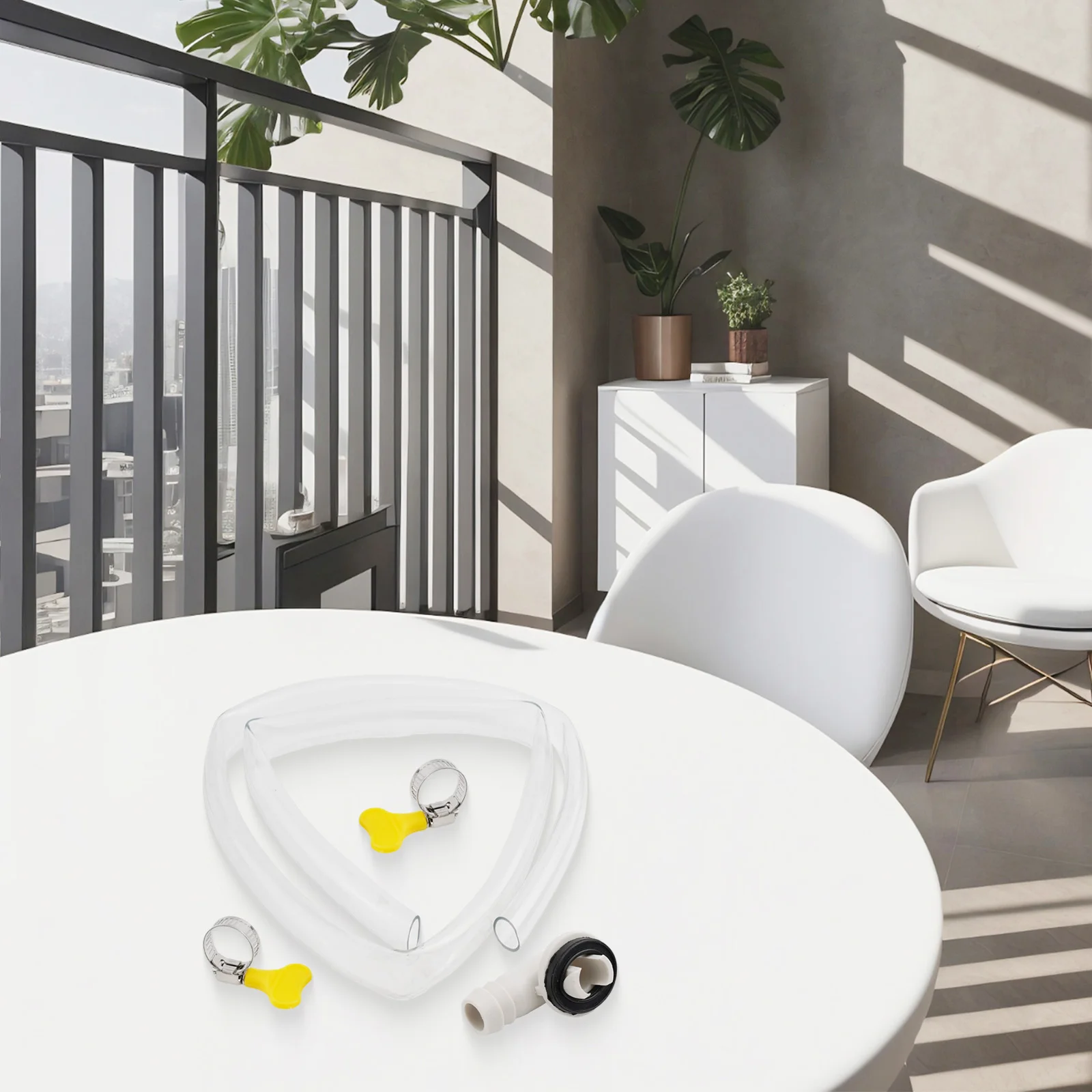 

3/6/футовый сливной шланг для кондиционера, перистальтическая трубка, гибкая разделенная створка, сливной комплект для кондиционера для оконного кондиционера