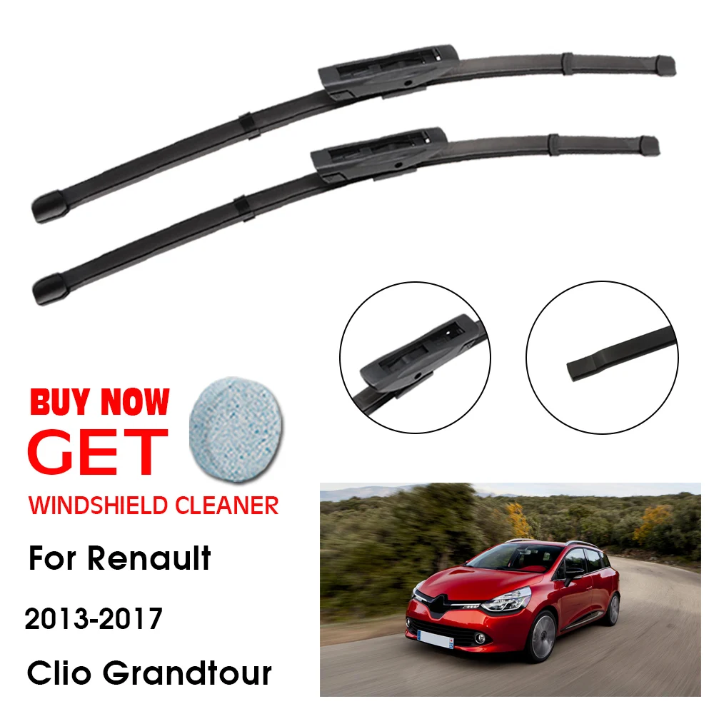 

Car Wiper For Renault Clio Grandtour 26"+14" 2013-2017 Front Window Washer Windscreen Windshield Wipers Blades Accessories