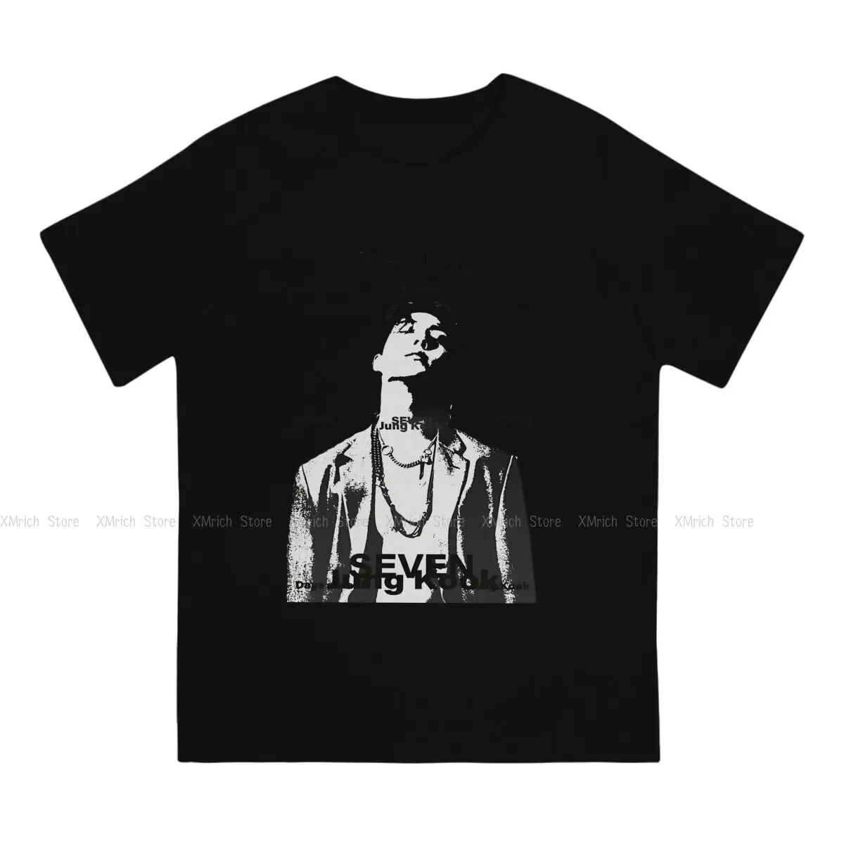 Perfect Men T Shirts Jungkook Casual Tees Short Sleeve Crew Neck T-Shirt 100% Cotton Birthday Gift Clothing