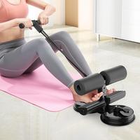 Sit-up Assistive Bar Waist Trainer Exercise Tool Sit-up Bar with Resistance Band for Indoor Abdominal Core Training Dual Suction