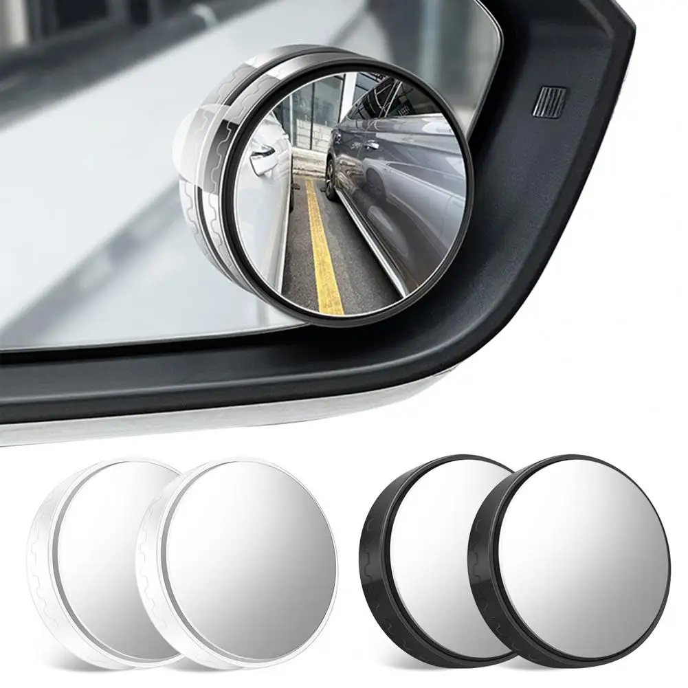 Reversing Mirror Van Rearview Mirror 2pcs Suction Cup Car Blind Spot Mirrors 360-degree Rotation Fog-proof for Enhanced