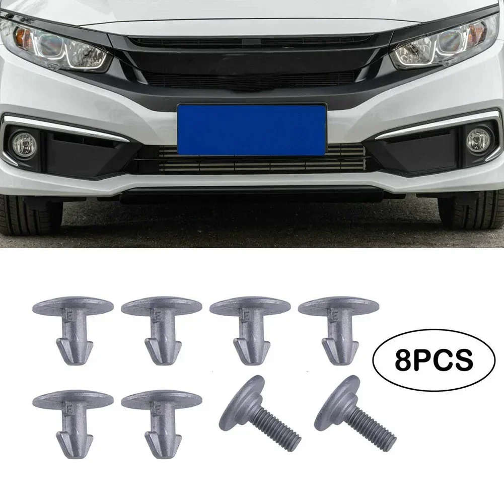 

8Pcs Car Engine Lower Cover Screw Bolt Access Cover Pin/ Screw Fender Clips For Honda For Accord For Civic 90674TY2A01