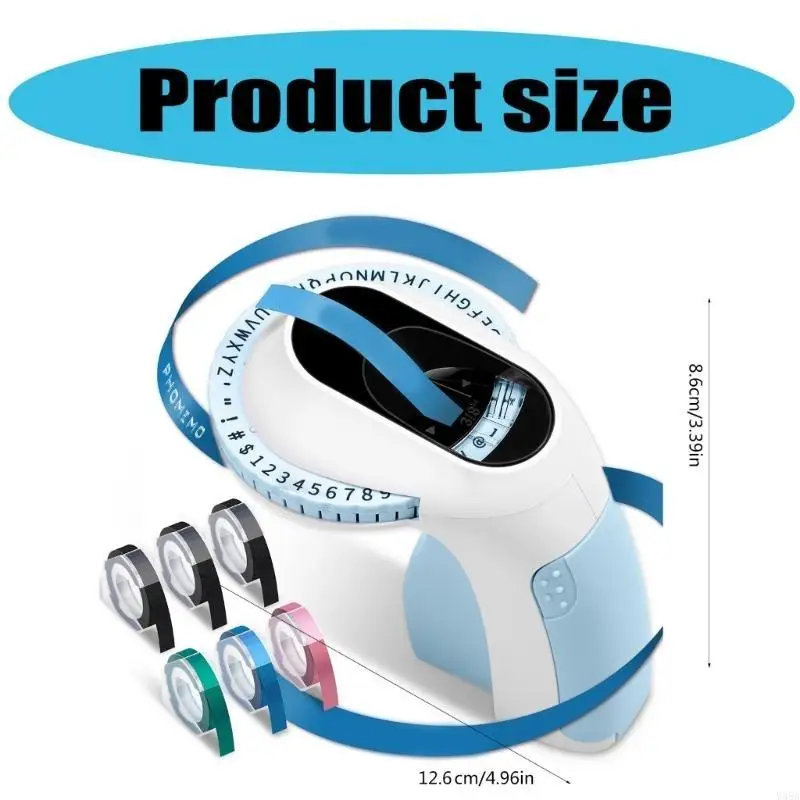 

Labelling Device Embossing Machine 3D Embossing Device for Students and Hobbyist
