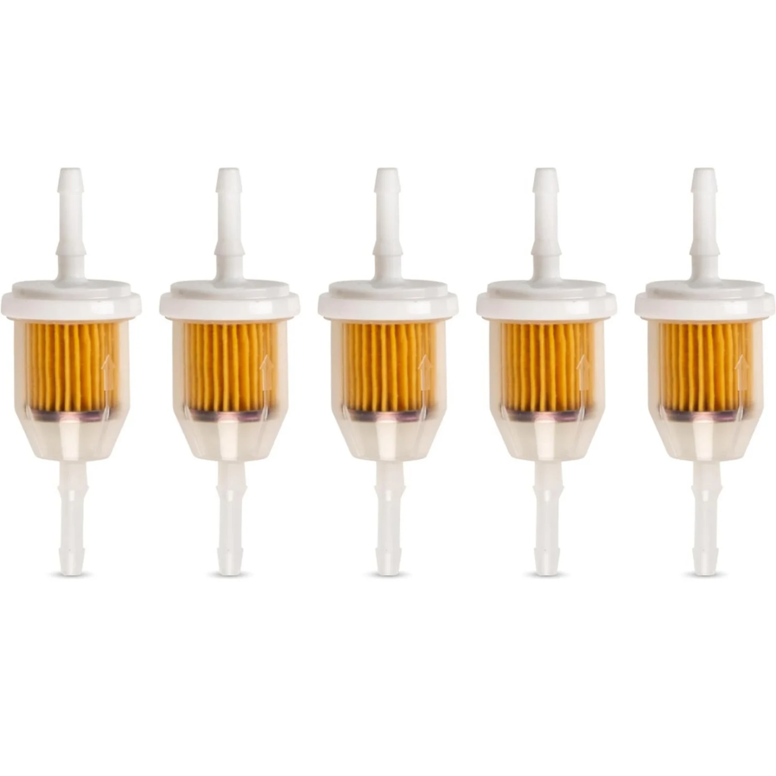 Lote de 5 filtros de combustible de plástico ABS para Kohler 25 050 22-S, para John Deere AM116304, para tractores de la serie John Deere LX172 LX173 LX176