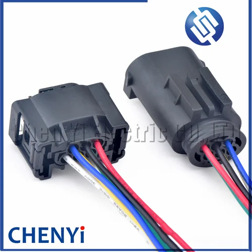 Imagen 2 del producto Conector de Pedal de acelerador de coche, 6 pines hembra, 0,6mm, cola de cerdo 1- 967616 -1 7M 0973119 Para sensor de válvula de acelerador con cable