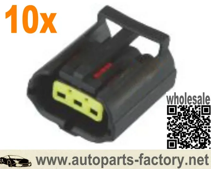 

Longyue 10 комплектов 3-контактных гнездовых разъемов Econoseal