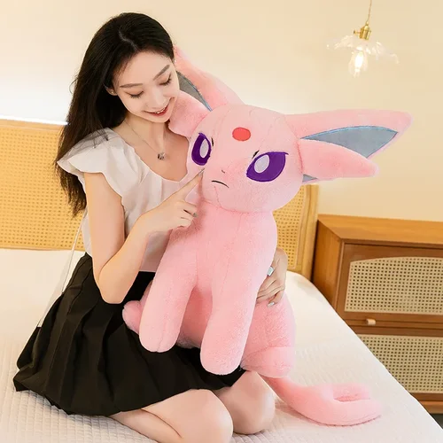Espeon 포켓몬 봉제 장난감, 대형 애니메이션 인형 베개, 만화 자이언트 포켓몬 Eifie 봉제 인형, 어린이 크리스마스 선물, 40 cm, 70cm 