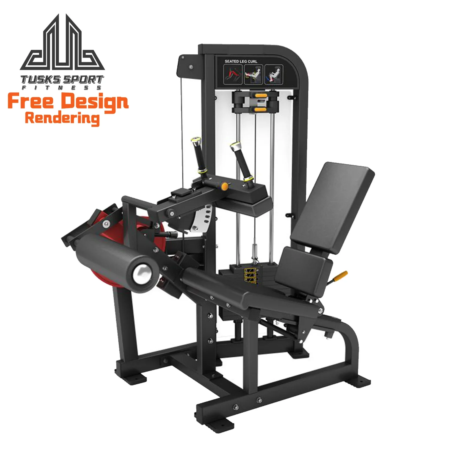 Good Price Strength Training Home Gym Bodybuilding Equipment Shein Pin Load Selection Workout Dezhou Leg Curl Machine For Club