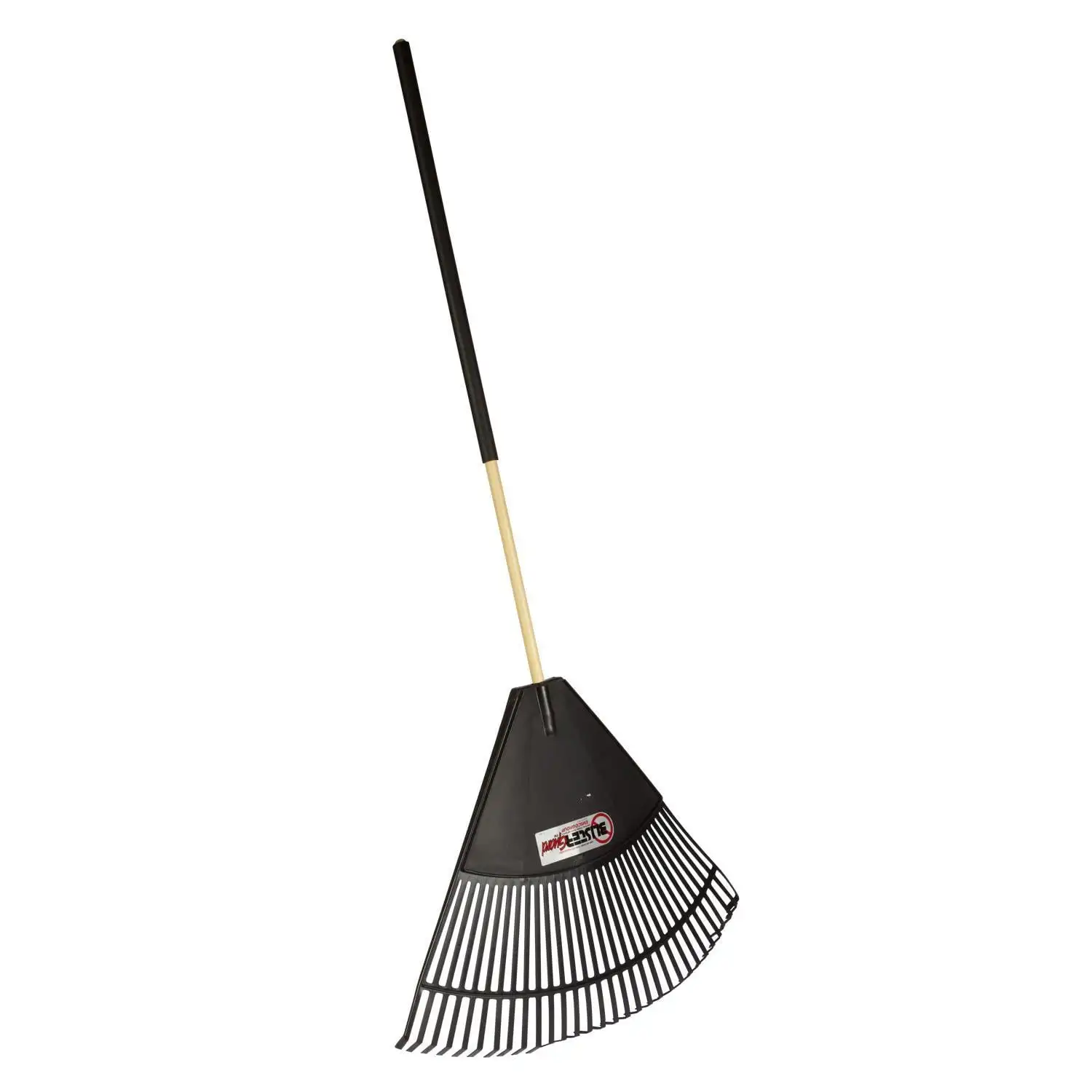 

Leaf Rake ,Hardwood Handle ,Soft Foam Grip-Color:Black