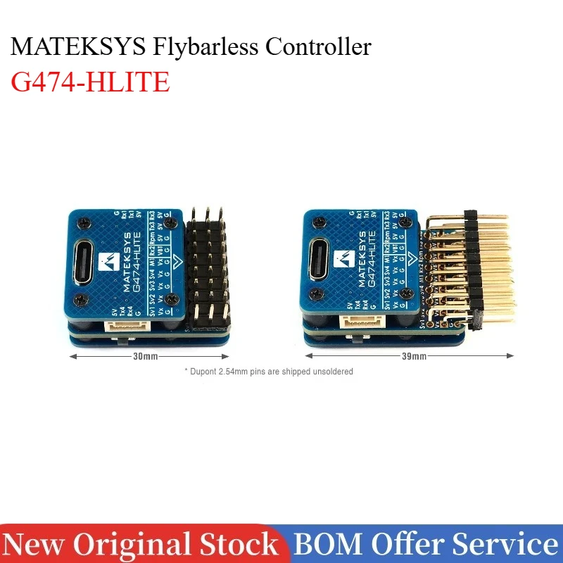 

1pcs G474-HLITE Flight Controller Built-in M32G474CE/ICM42688-P Mini 30mm For RC HELICOPTER FLYBARLESS Drone