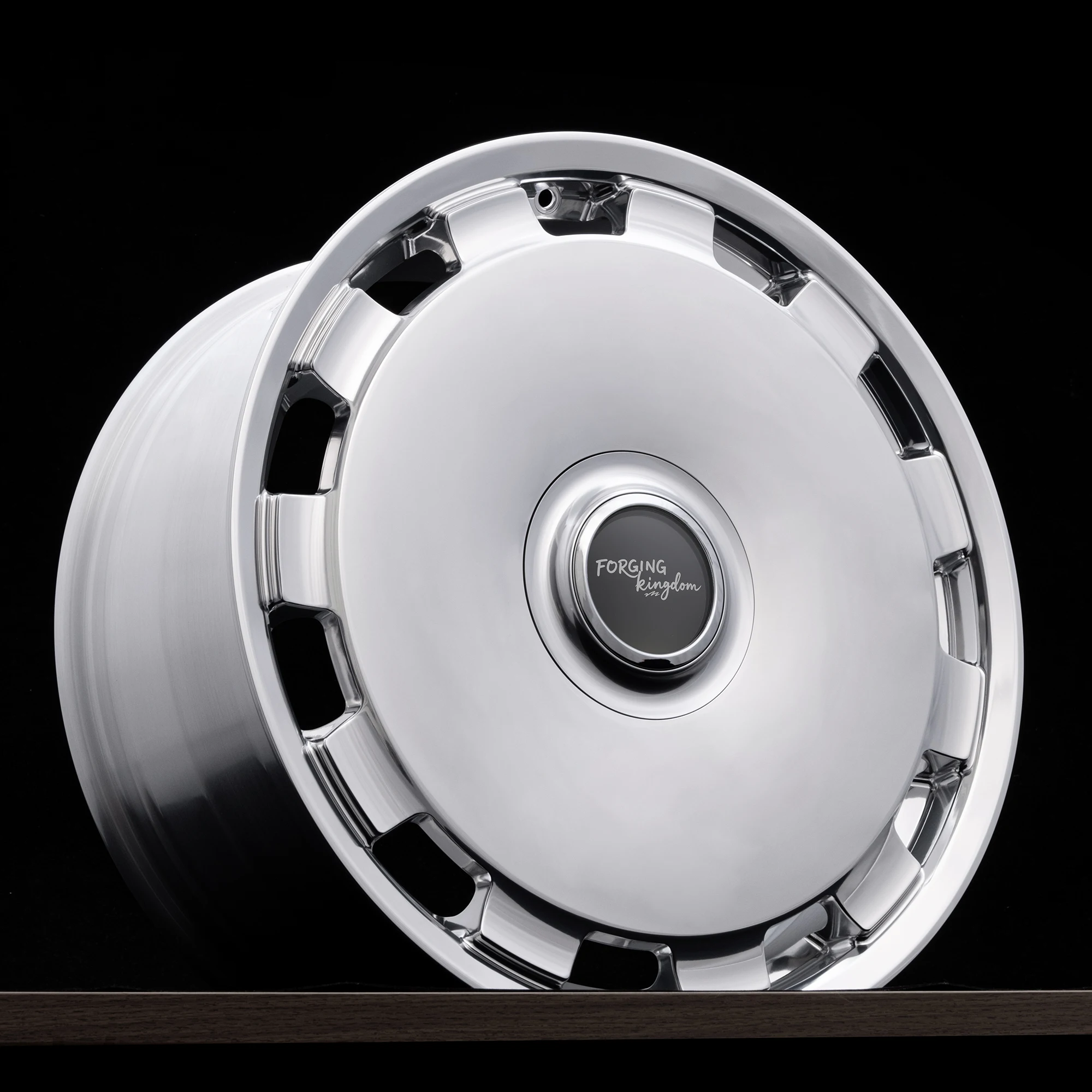 Xianglun New High-quality Precision-polished 6061-T6 Aluminum Alloy Matte Black Multi-spoke Wheels Custom Forged 20mm 25mm Sizes