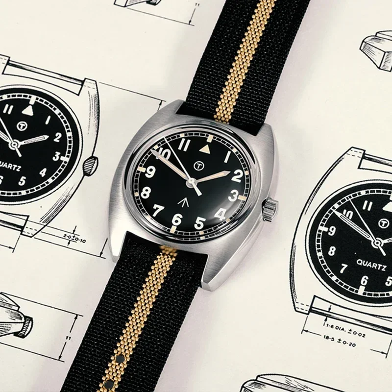 

ГОРЯЧИЕ RDUNAE RA01 RA02 RA03 RA05 Кварцевые часы K1 Минеральный кристалл Нержавеющая сталь Светящиеся водонепроницаемые 5ATM Мужские спортивные часы