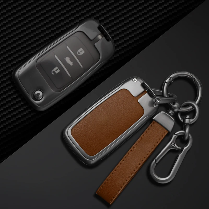 Zinc Alloy Car Key Case Cover For Changan CS15 Eado Raeton CS35 Plus CS55 CS75 J35 Hunter F70 CS95 CS85 CS1 CV1 Alsvin V3 V5 V7