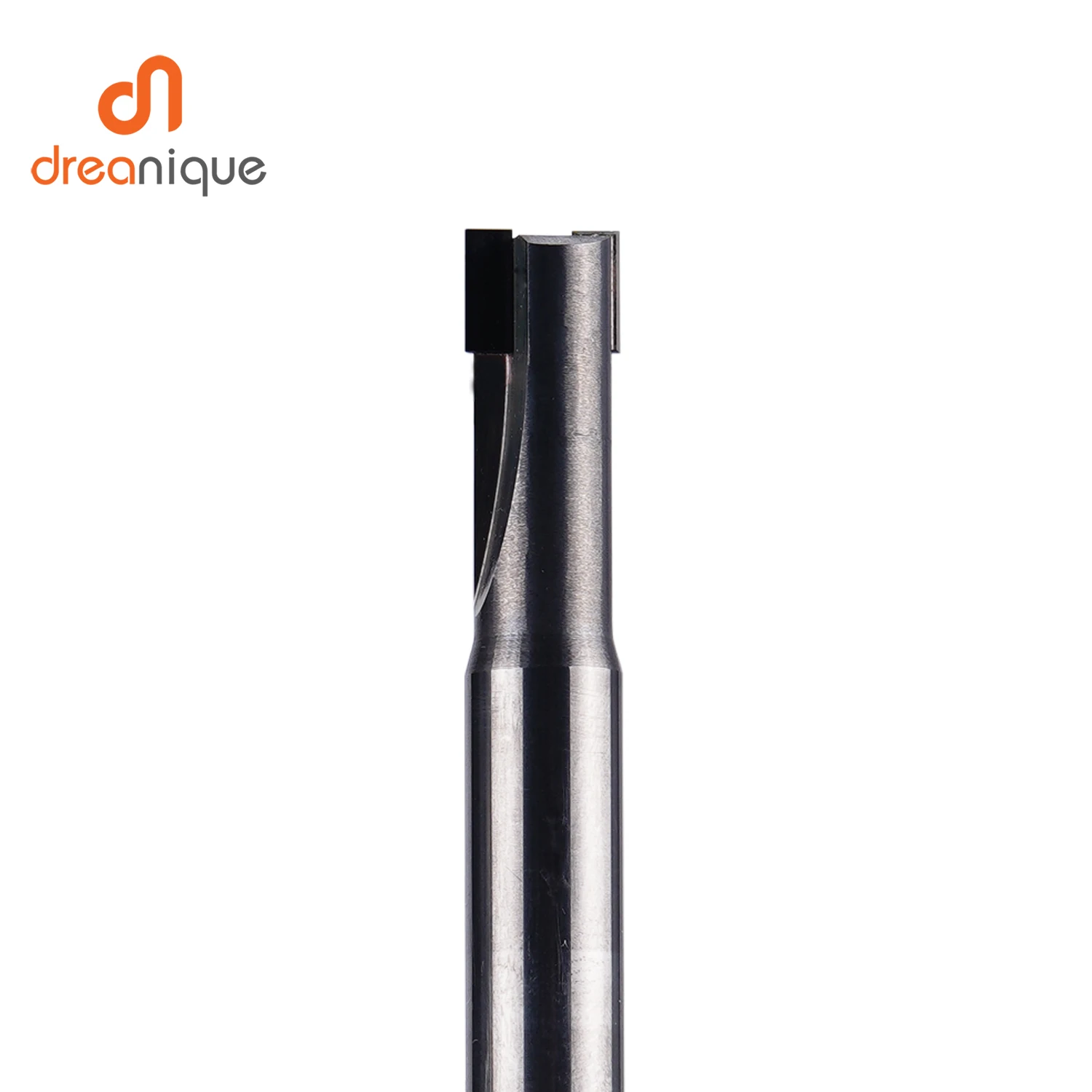 Imagem -02 - Dreanique Diamante Straight Flauta Fresadora Cnc Pcd Polimento Final Moinho de Silício Carbide Router Bits para Madeira Torno Ferramentas 1pc