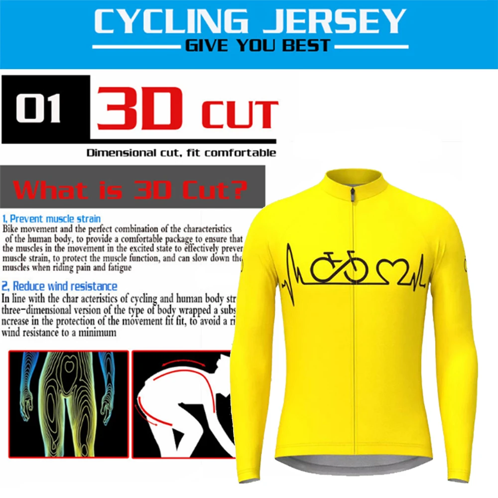 Jersey de Ciclismo a la moda para hombre, Ropa para bicicleta de