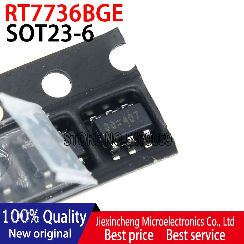 10個RT7736BGE 00 = RT7736 SOT23-6新オリジナル