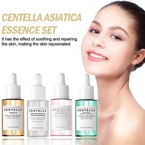 Imagen 2 del producto Skin1004 Centella Asiatica Essence Set Colección de cuidado facial Esencia calmante de cuatro colores Cuidado de la piel