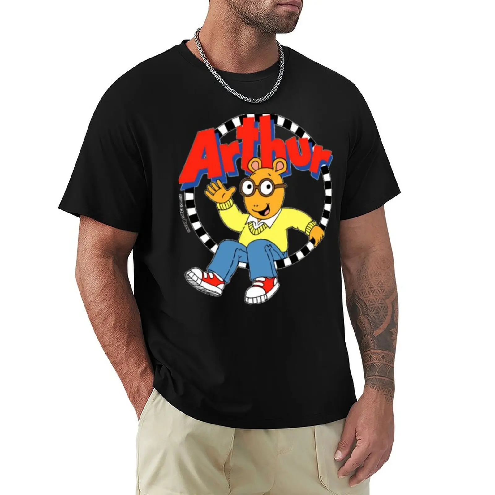 

Arthur T-Shirt blue lock anime figures vintage clothes luxury clothes men