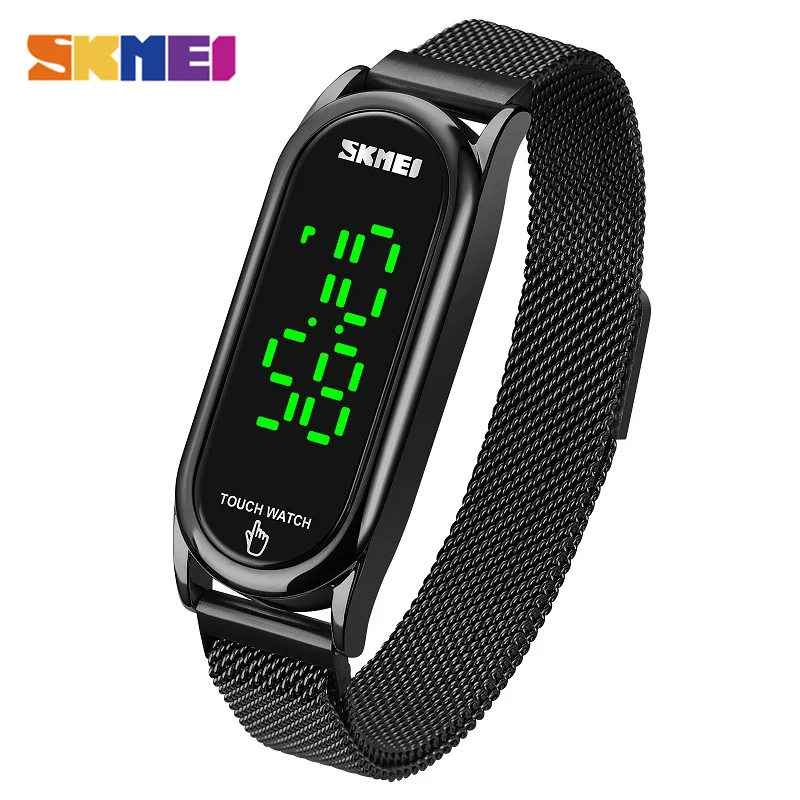 

SKMEI Fashion Luxury Digital Watch For Women Waterproof LED Touch Screen Date Casual Electronic Female Wristwatch Reloj Mujer