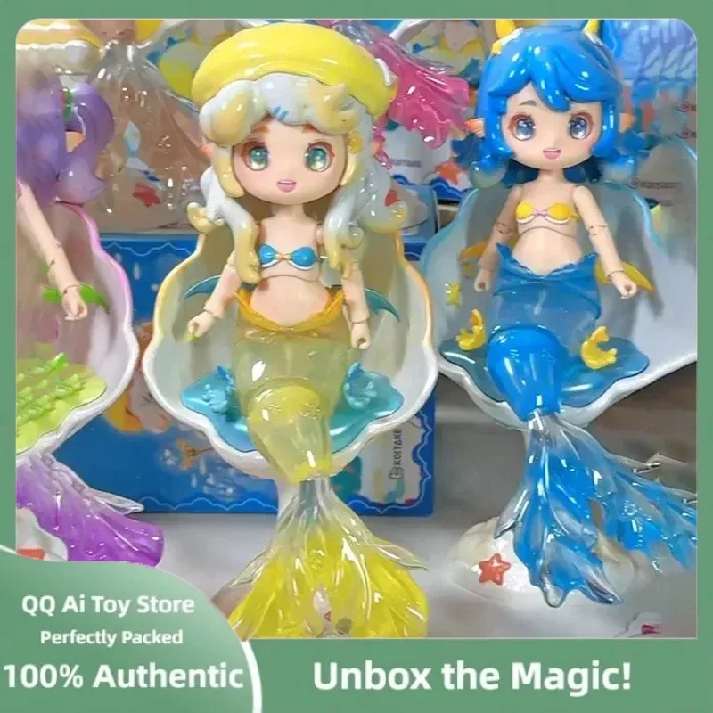 Oryginalna seria Aiye Mermaid Island Bjd Blind Box Ruchoma lalka Kawaii Zestaw zabawek syreny Kawaii Prezent dla dziewczyny na dzień niespodzianki