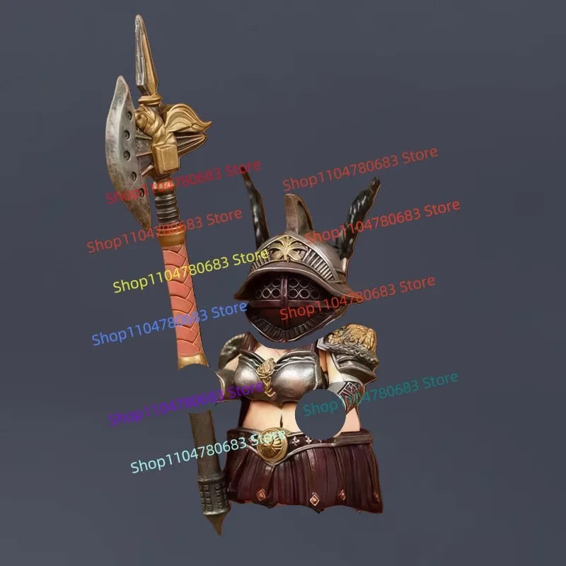 MOC اللبنات الفيلق الروماني قائد عمل صغير الشكل التجمع نموذج عرض تمثال أنيمي الكرتون لعبة الزخرفية هدية