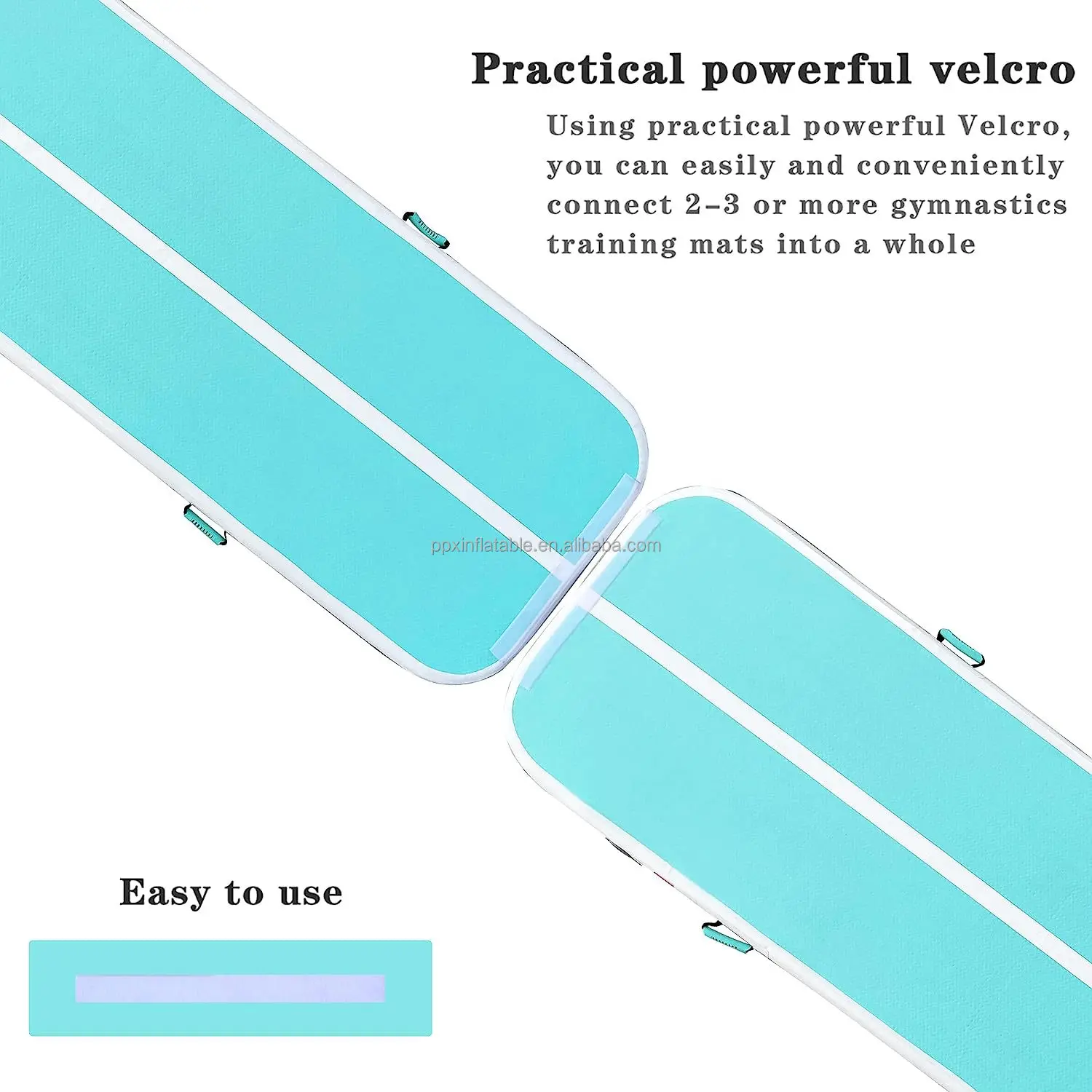 Gymnastics Tumbling Inflatable Air Track Rolls Gym Eco Friendly Tumbling Mat Home Folding Inflatable Gymnastics Mat Yoga Mat